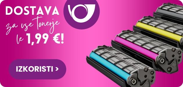 Brezplačna dostava za tonerje