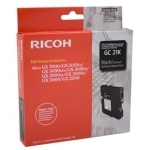 Gel kartuša Ricoh GC21BK (405532) (črna), original