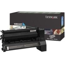 Toner Lexmark 10B042C (modra), original