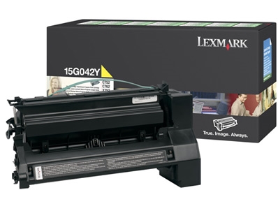 Toner Lexmark 15G042Y (rumena), original