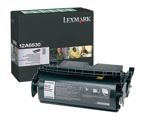 Toner Lexmark 12A6830 (T520) (črna), original