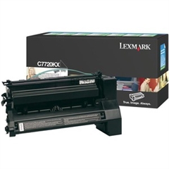 Toner Lexmark C7720KX (C772) (črna), original