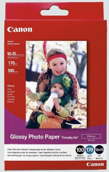 Foto papir Canon GP-501, A6, 100 listov, 170 gramov