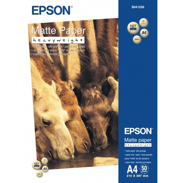 Foto papir Epson C13S041256, A4, 50 listov, 167 gramov