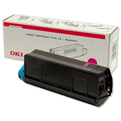 Toner OKI 42127406 (C5100) (škrlatna), original