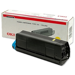 Toner OKI 42127405 (C5100) (rumena), original