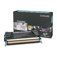 Toner Lexmark C734A1KG (črna), original