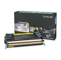 Toner Lexmark C734A1YG (rumena), original