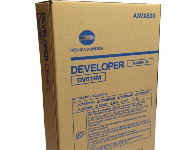 Developer Konica Minolta DV-614 (A3VX800) (škrlatna), original