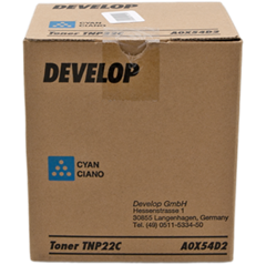 Toner Develop TNP-22 (A0X54D2) (modra), original