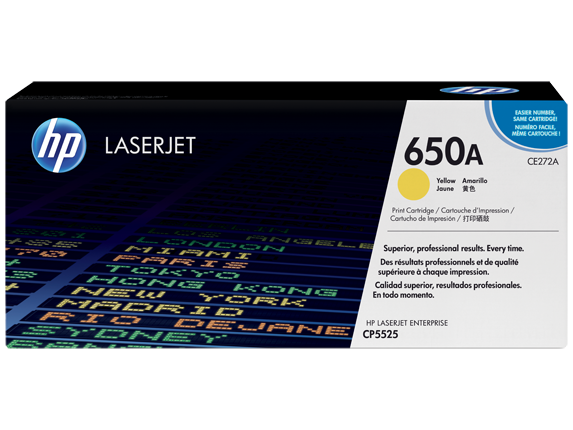Toner HP CE272A 650A (rumena), original