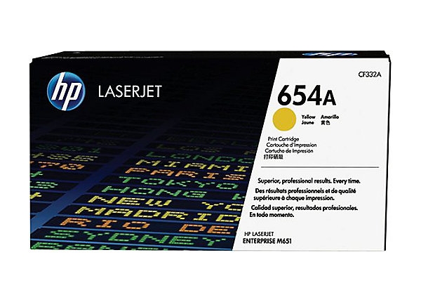 Toner HP CF332A 654A (rumena), original