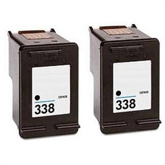 Komplet kartuš za HP C8765EE nr.338 (črna), dvojno pakiranje, kompatibilen