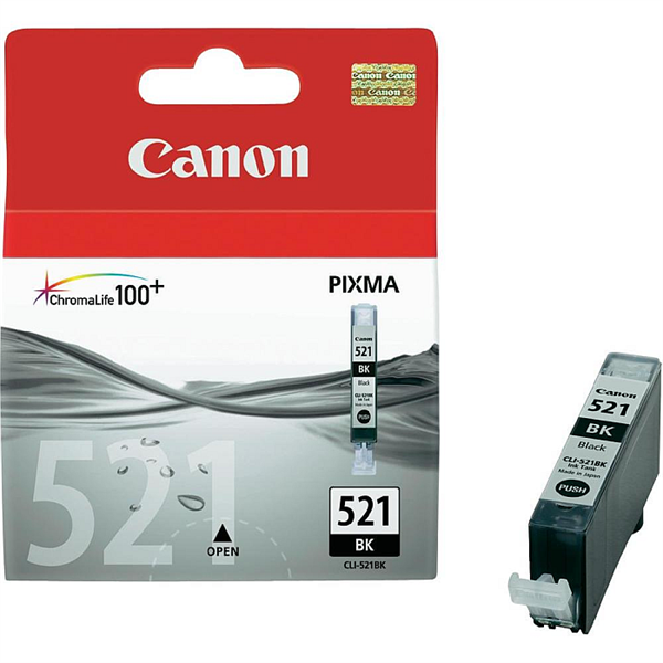 Kartuša Canon CLI-521BK (črna), original