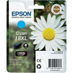 Kartuša Epson 18 XL (C13T18124010) (modra), original