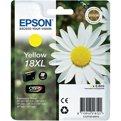 Kartuša Epson 18 XL (C13T18144010) (rumena), original