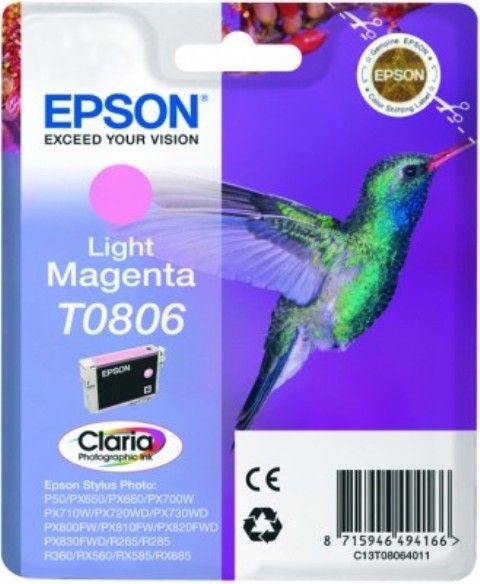 Kartuša Epson T0806 (svetlo škrlatna), original