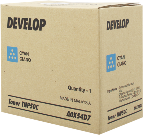 Toner Develop TNP-50 (A0X54D7) (modra), original