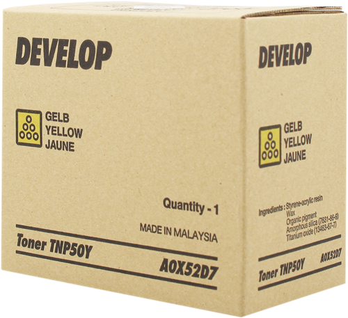 Toner Develop TNP-50 (A0X52D7) (rumena), original
