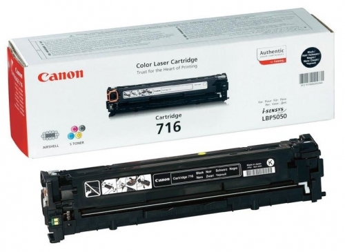 Toner Canon CRG-716BK (1980B002AA) (črna), original