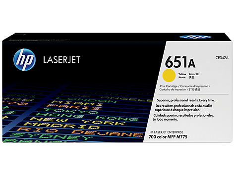 Toner HP CE342A / 651A (rumena), original