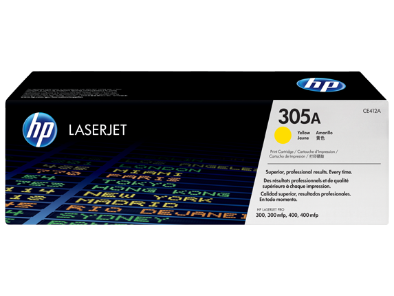 Toner HP CE412A 305A (rumena), original