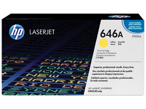 Toner HP CF032A 646A (rumena), original