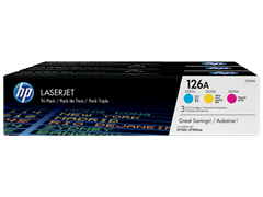 Toner HP CF341A 126A (komplet 3 tonerjev), original