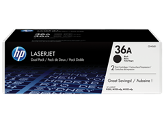 Toner HP CB436AD (črna), dvojno pakiranje, original