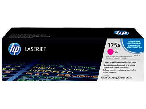 Toner HP CB543A / 125A (škrlatna), original