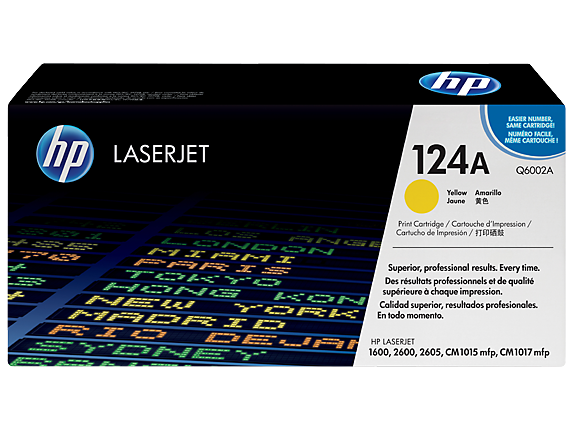 Toner HP Q6002A / 124A (rumena), original