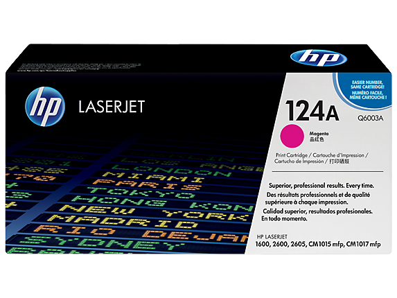 Toner HP Q6003A / 124A (škrlatna), original