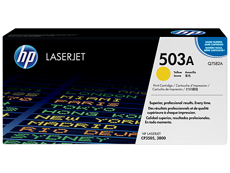 Toner HP Q7582A 503A (rumena), original