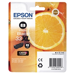 Kartuša Epson 33 PBK XL (C13T33614010) (foto črna), original