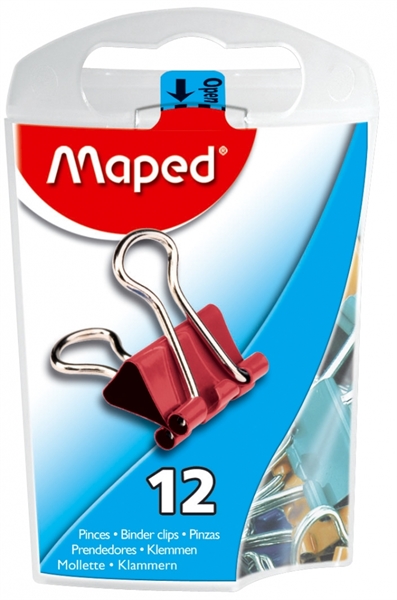 Spenjalke za papir binder Maped, 15 mm, 12 kosov