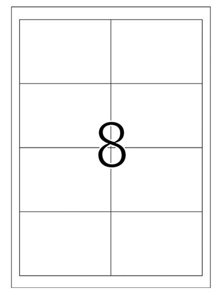 Etikete 660, 97 x 67,7 mm