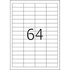 Etikete 667, 48,5 x 16,9 mm