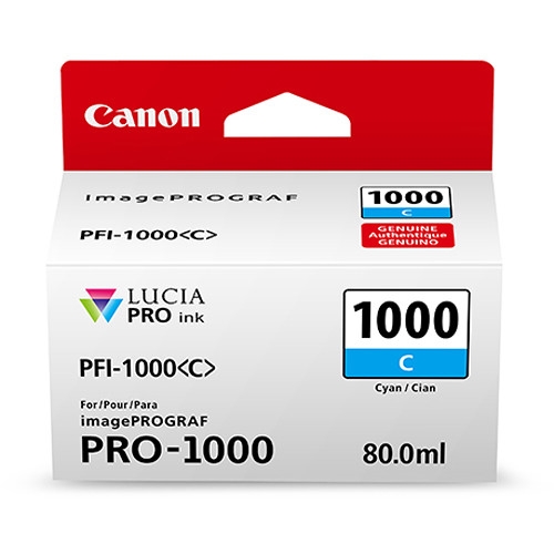 Kartuša Canon PFI-1000 C (modra), original