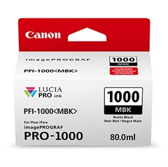 Kartuša Canon PFI-1000 MBK (matt črna), original