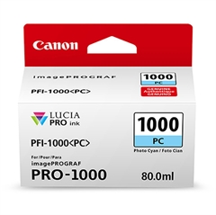 Kartuša Canon PFI-1000 PC (foto modra), original