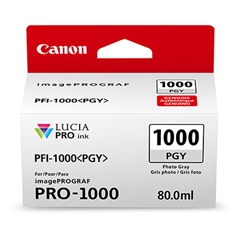 Kartuša Canon PFI-1000 PGY (foto siva), original