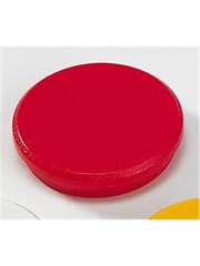 Magneti Dahle, fi-24 mm, rdeča, 6 kosov