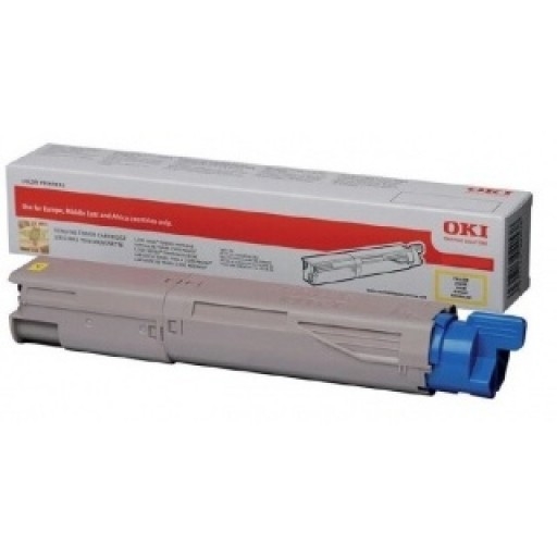 Toner OKI 45862837 (MC853) (rumena), original