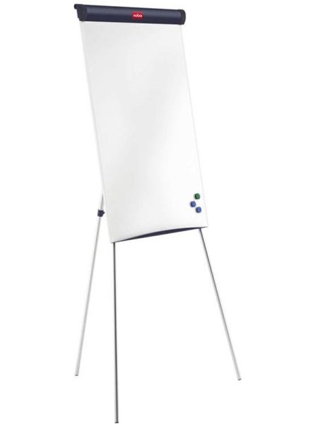 Samostoječa tabla Nobo Barracuda, 104 x 67,5 cm, bela