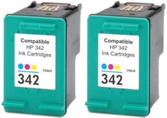 Komplet kartuš za HP C9361EE nr.342 (barvna), dvojno pakiranje, kompatibilen