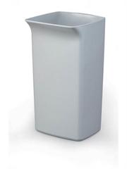 Koš Durabin 40 l, oglat, siva