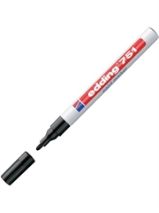 Marker z lakom Edding E-751, 1-2 mm, črna