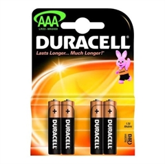 Baterija Duracell AAA-LR03, 4 kosi