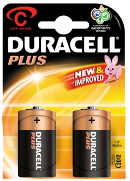 Baterija Duracell C-LR14, 2 kosa