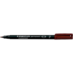 Marker Staedtler 318-7 F, rjava